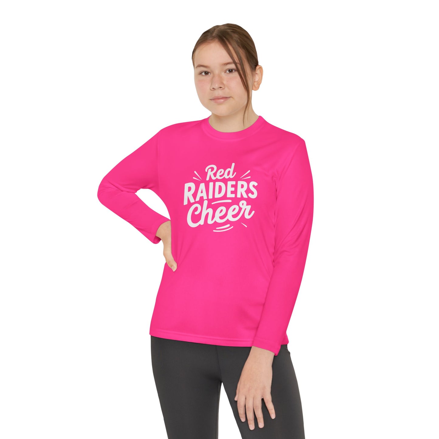 Youth Long Sleeve Tee \ Marion County Red Raiders Cheer \ MCC1