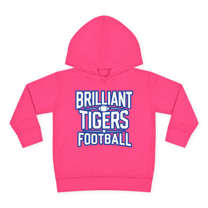 Toddler Hoodie Sweatshirt \ Brilliant Tigers Football \ BTF1