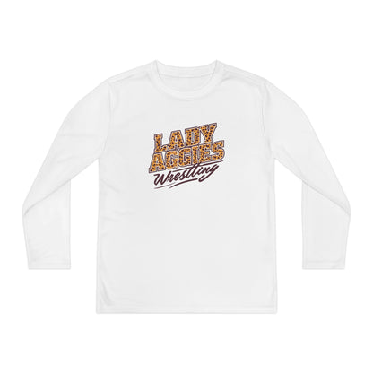 Youth Long Sleeve Tee \ Hamilton Aggies Wrestling \ HAWG3