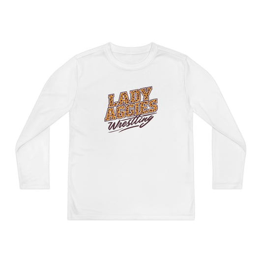 Youth Long Sleeve Tee \ Hamilton Aggies Wrestling \ HAWG3
