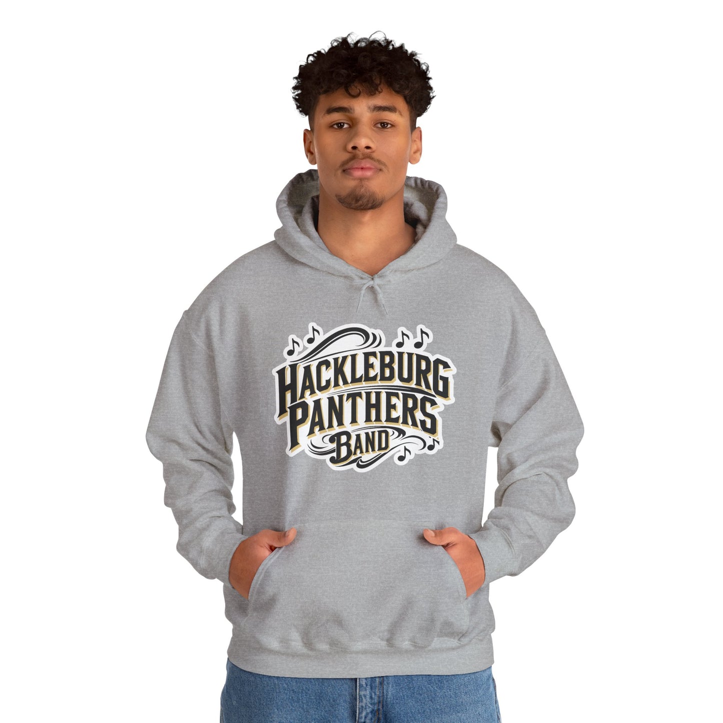 Adult Hoodie Sweatshirt \ Hackleburg Panthers Band \ HPB1