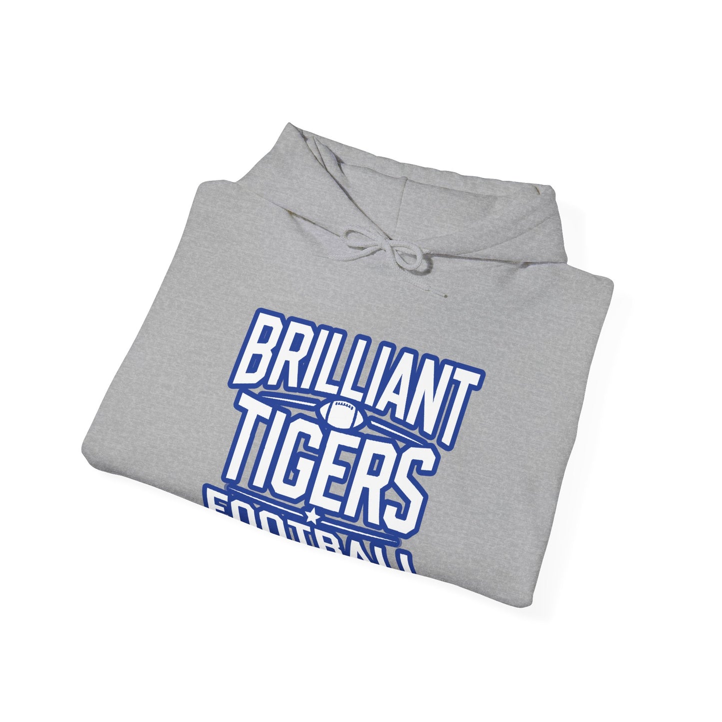 Adult Hoodie Sweatshirt \ Brilliant Tigers Football \ BTF1