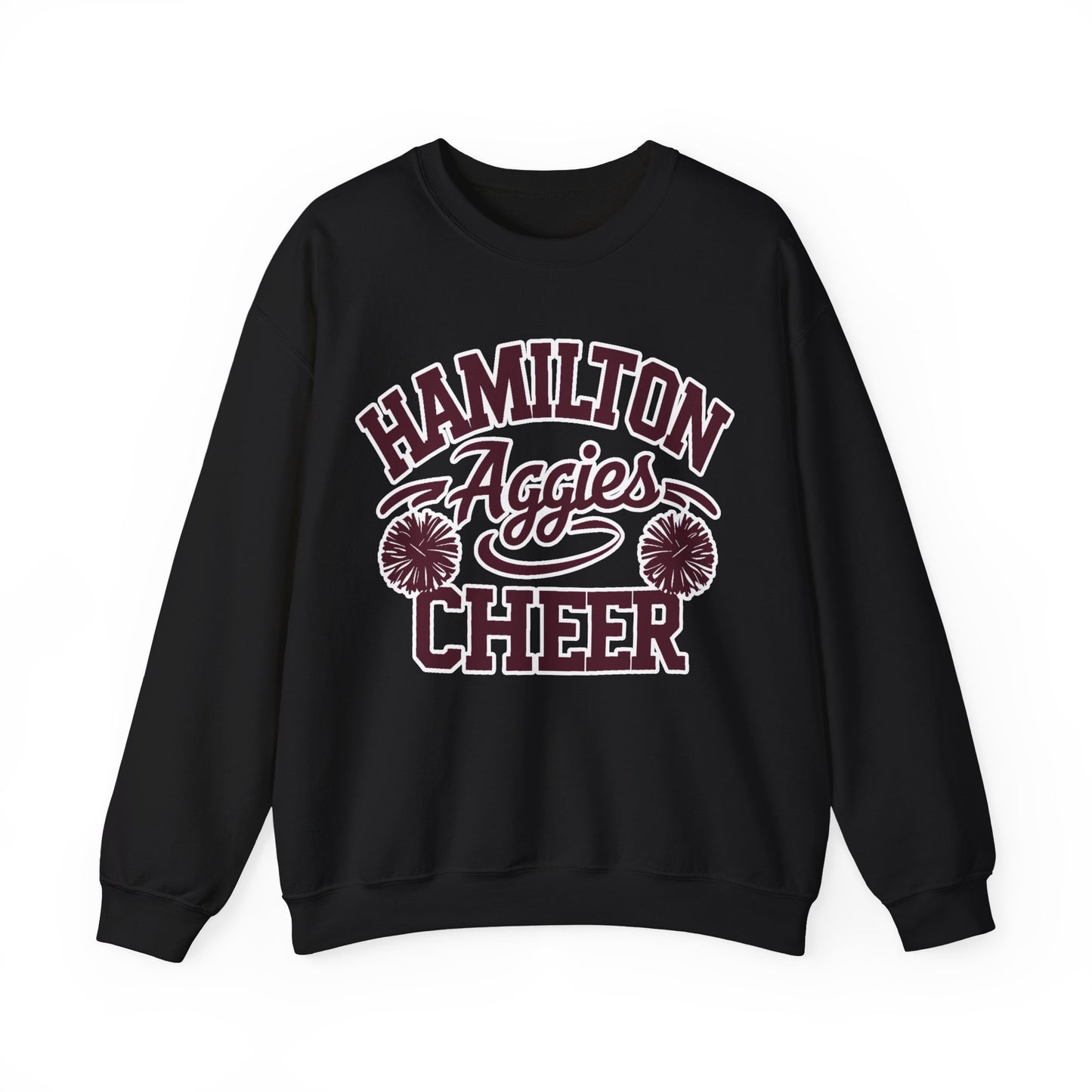 Adult Crewneck Sweatshirt \ Hamilton Aggies Cheer \ HAC2