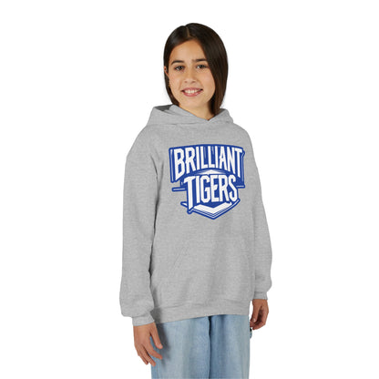 Youth Hooded Sweatshirt \ Brilliant Tigers \ BT2