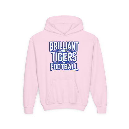Youth Hoodie Sweatshirt \ Brilliant Tigers Football \ BTF1