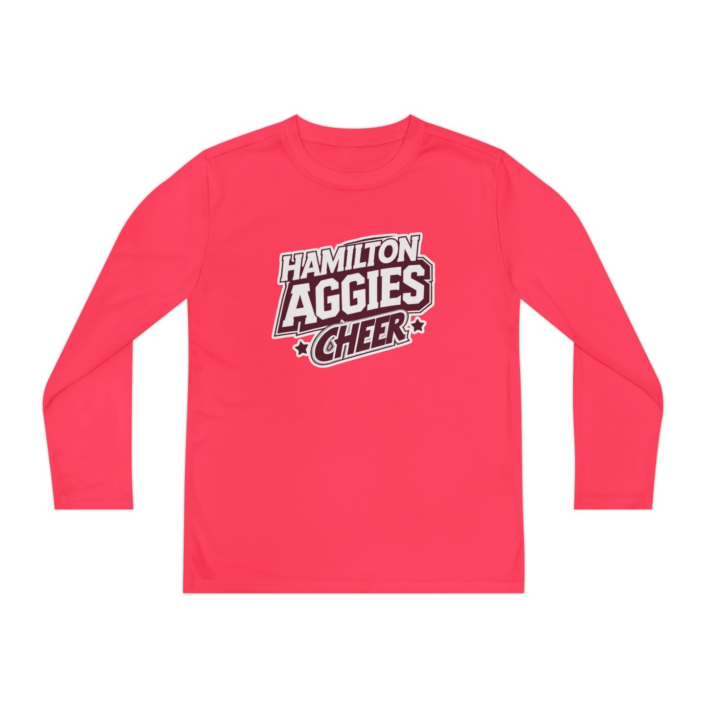 Youth Long Sleeve Tee \ Hamilton Aggies Cheer \ HAC1