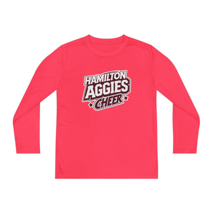 Youth Long Sleeve Tee \ Hamilton Aggies Cheer \ HAC1