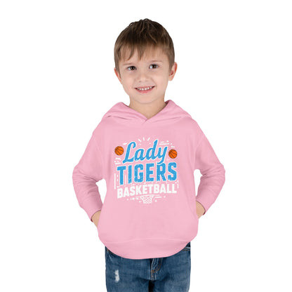 Toddler Hoodie Sweatshirt \ Brilliant Tigers Basketball \ BTBKG1