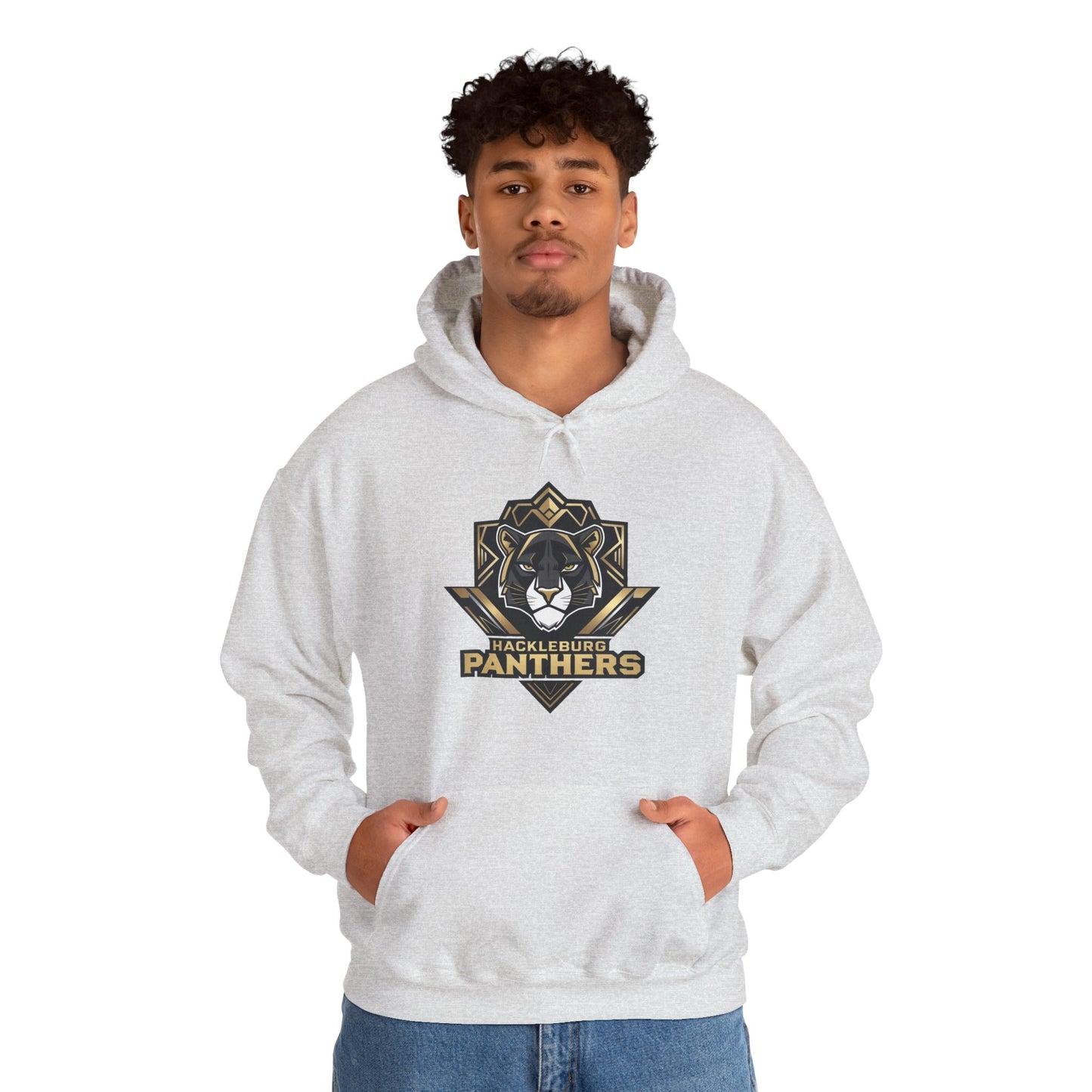 Adult Hoodie Sweatshirt \ Hackleburg Panthers \ HP1