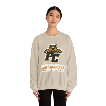 Adult Crewneck Sweatshirt \ Phil Campbell Bobcats Basketball \ PCBBKG1