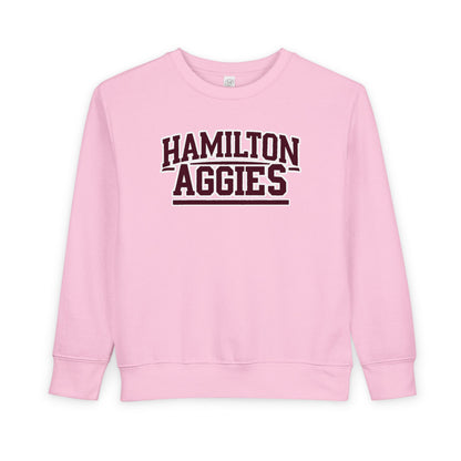 Toddler Crewneck Sweatshirt \ Hamilton Aggies \ HA2