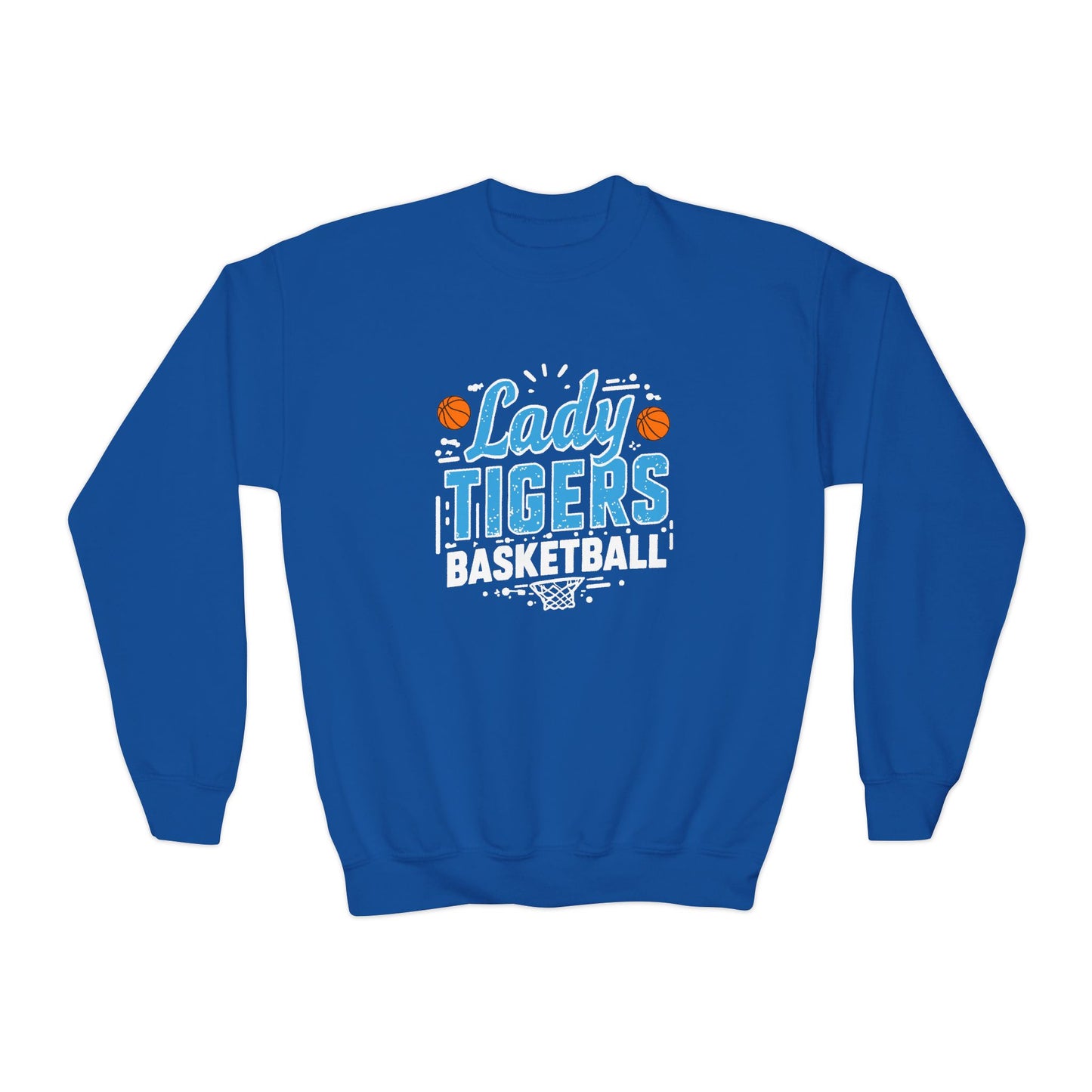 Youth Crewneck Sweatshirt \ Brilliant Tigers Basketball \ BTBKG1