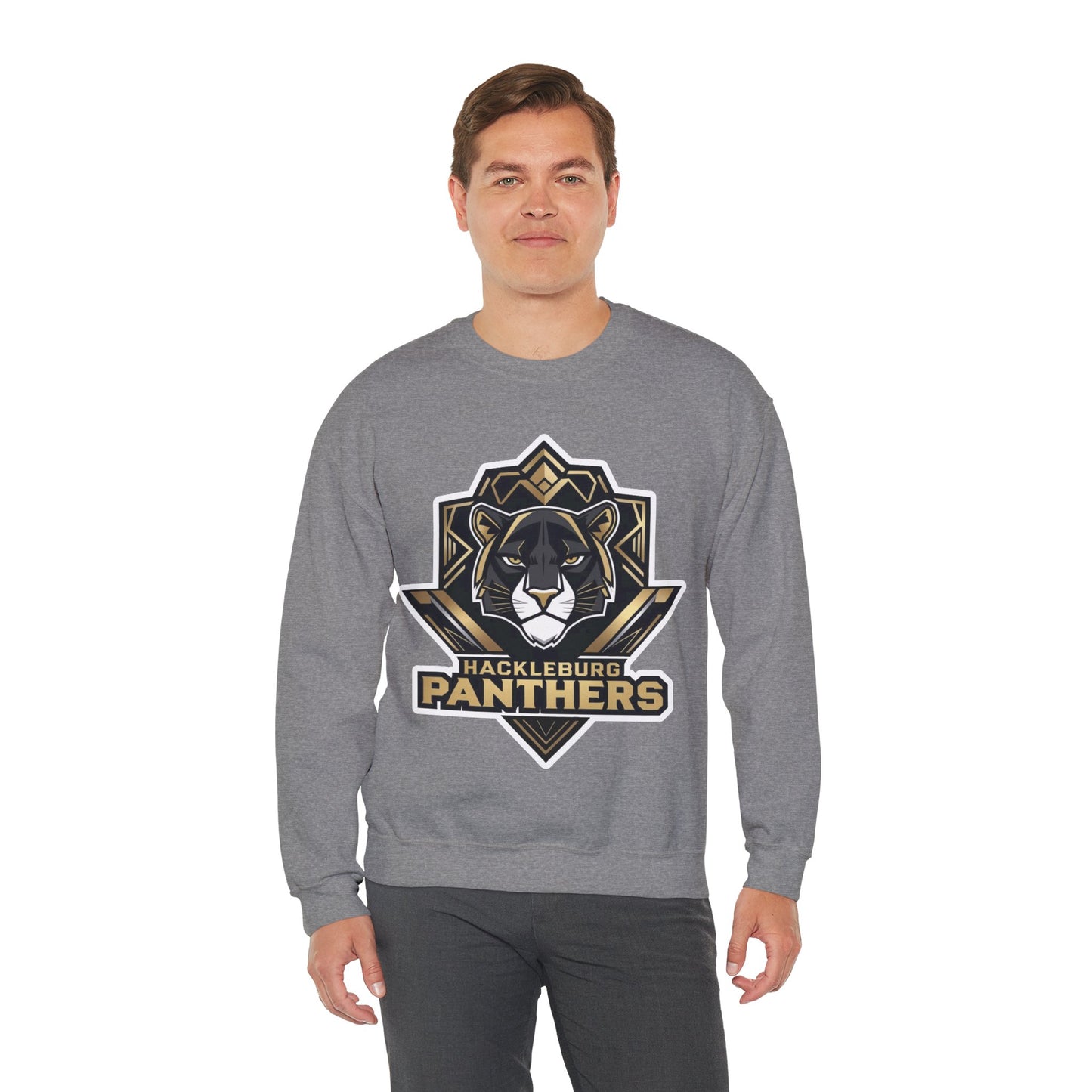 Adult Crewneck Sweatshirt \ Hackleburg Panthers \ HP1