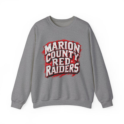 Adult Crewneck Sweatshirt \ Marion County Red Raiders \ MC1