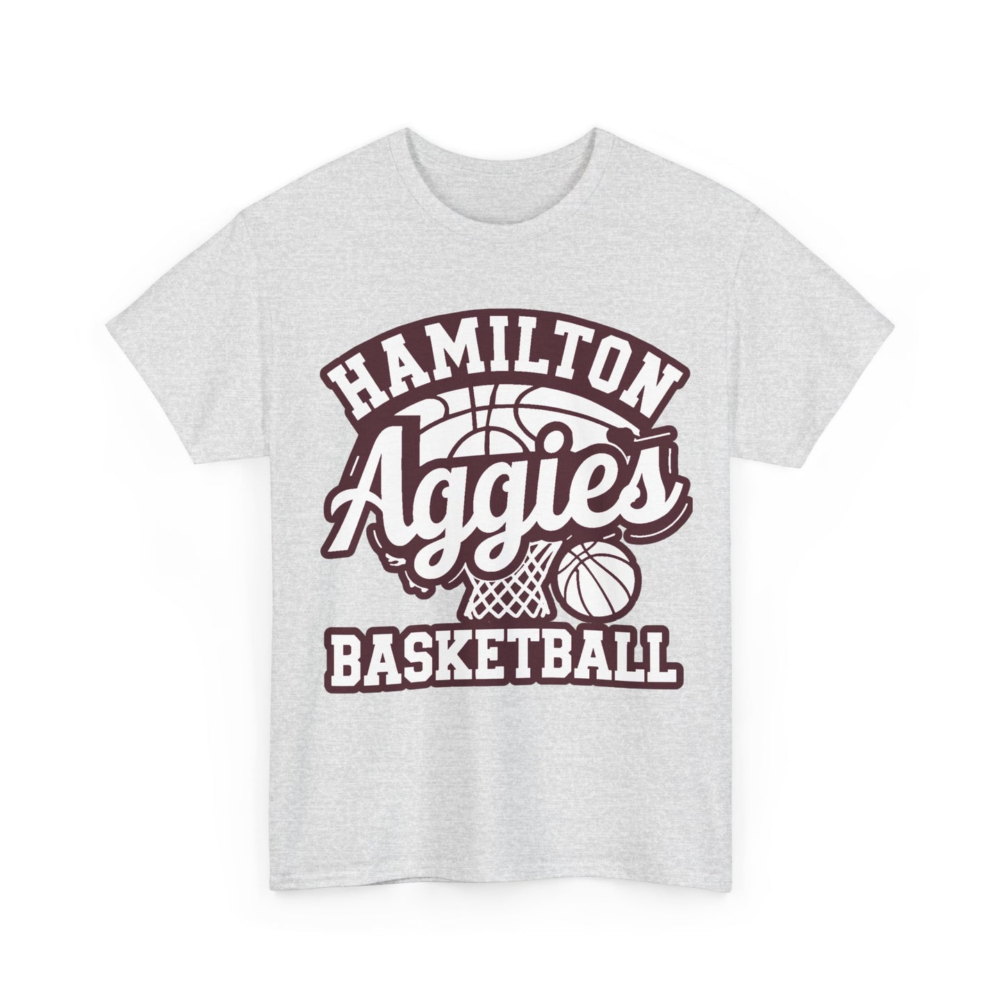 Adult Tee \ Hamilton Aggies Basketball \ HABBG1