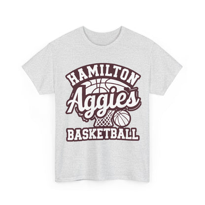 Adult Tee \ Hamilton Aggies Basketball \ HABBG1