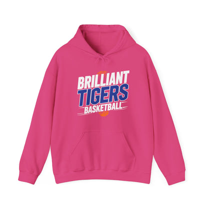 Adult Hoodie Sweatshirt \ Brilliant Tigers Basketball \ BTBK1