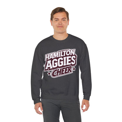 Adult Crewneck Sweatshirt \ Hamilton Aggies Cheer \ HAC1