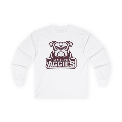 Adult Long Sleeve Tee \ Hamilton Aggies \ HA4