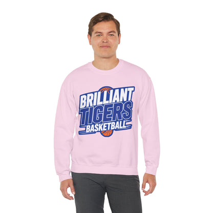 Adult Crewneck Sweatshirt \ Brilliant Tigers Basketball \ BTBK1