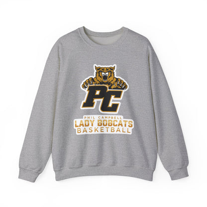 Adult Crewneck Sweatshirt \ Phil Campbell Bobcats Basketball \ PCBBKG1