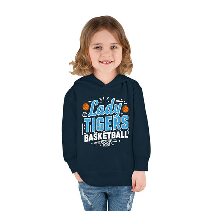 Toddler Hoodie Sweatshirt \ Brilliant Tigers Basketball \ BTBKG1