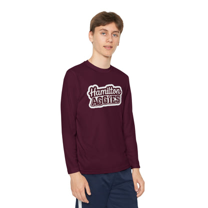 Youth Long Sleeve Tee \ Hamilton Aggies \ HAG2
