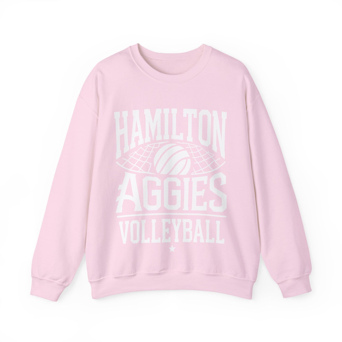 Adult Crewneck Sweatshirt \ Hamilton Aggies Volleyball \ HAV2