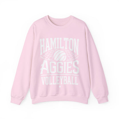 Adult Crewneck Sweatshirt \ Hamilton Aggies Volleyball \ HAV2