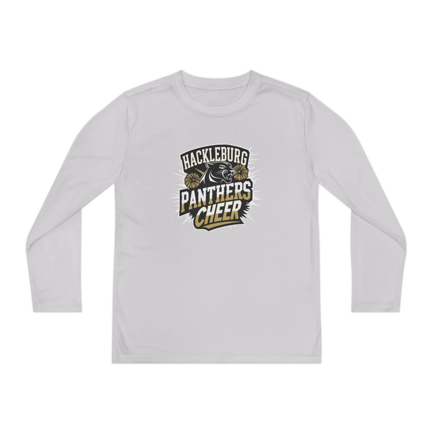 Youth Long Sleeve Tee \ Hackleburg Panthers Cheer \ HPC1