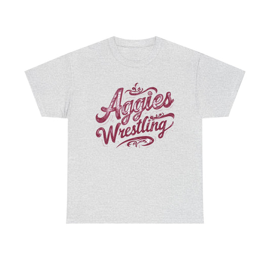 Adult Tee \ Hamilton Aggies Wrestling \ HAWG2