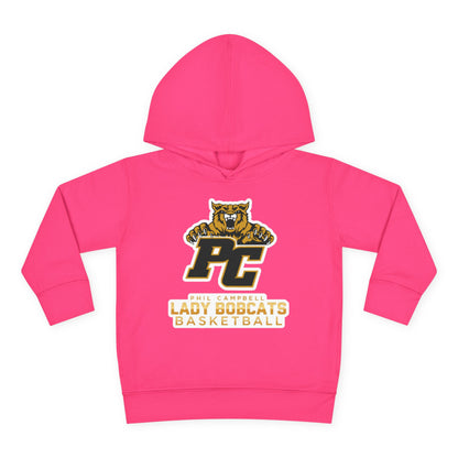 Toddler Hoodie Sweatshirt \ Phil Campbell Bobcats Basketball \ PCBBKG1