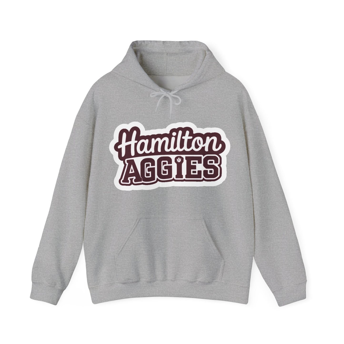 Adult Hoodie Sweatshirt \ Hamilton Aggies \ HAG2