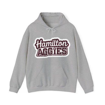 Adult Hoodie Sweatshirt \ Hamilton Aggies \ HAG2