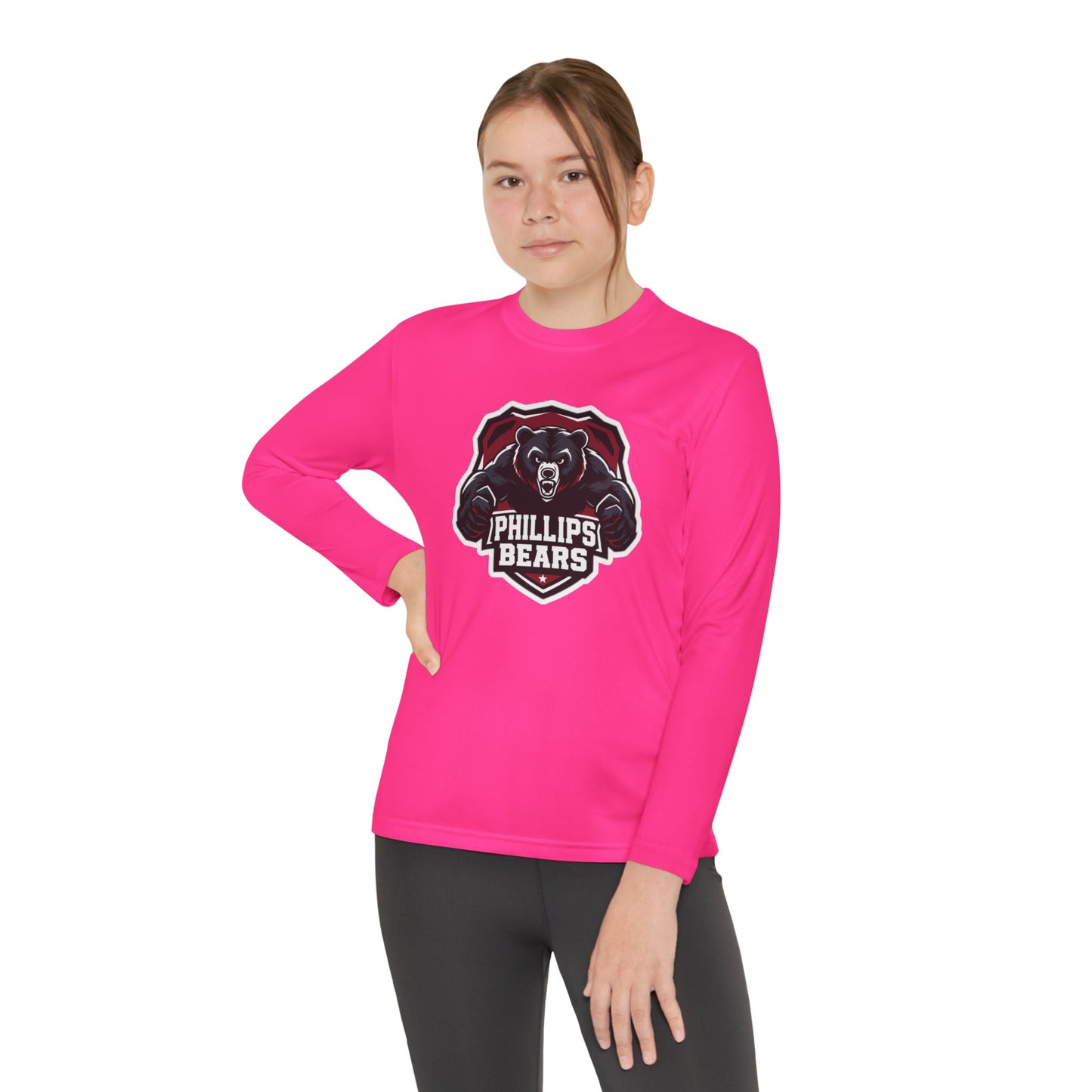 Youth Long Sleeve Tee \ Phillips Bears \ PB2