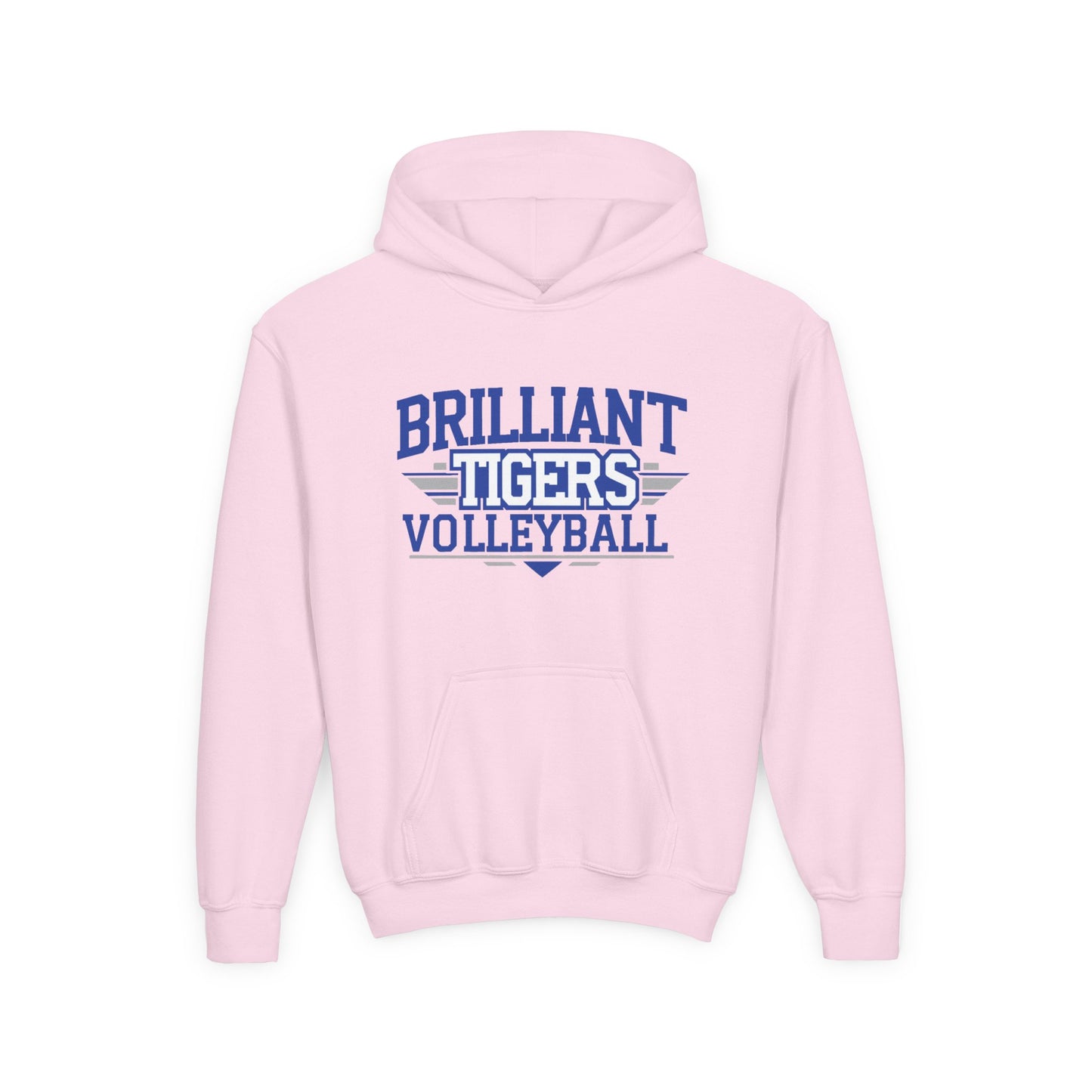 Youth Hoodie Sweatshirt \ Brilliant Tigers Volleyball \ BTV2