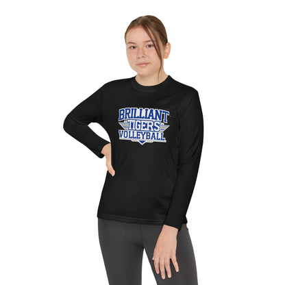 Youth Long Sleeve Tee \ Brilliant Tigers Volleyball \ BTV2