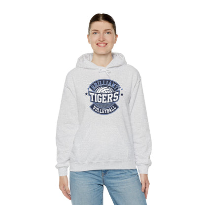 Adult Hoodie Sweatshirt \ Brilliant Tigers Volleyball \ BTV1
