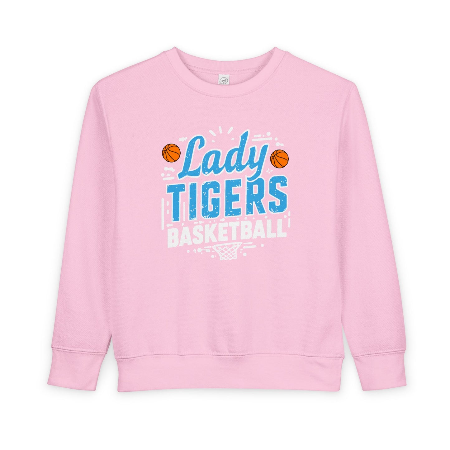 Toddler Crewneck Sweatshirt \ Brilliant Tigers Basketball \ BTBKG1