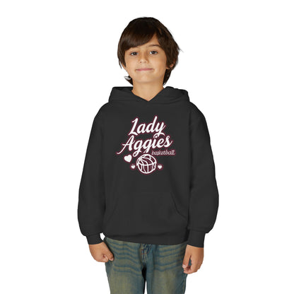 Youth Hoodie Sweatshirt \ Hamilton Aggies Basketball \ HABBG2