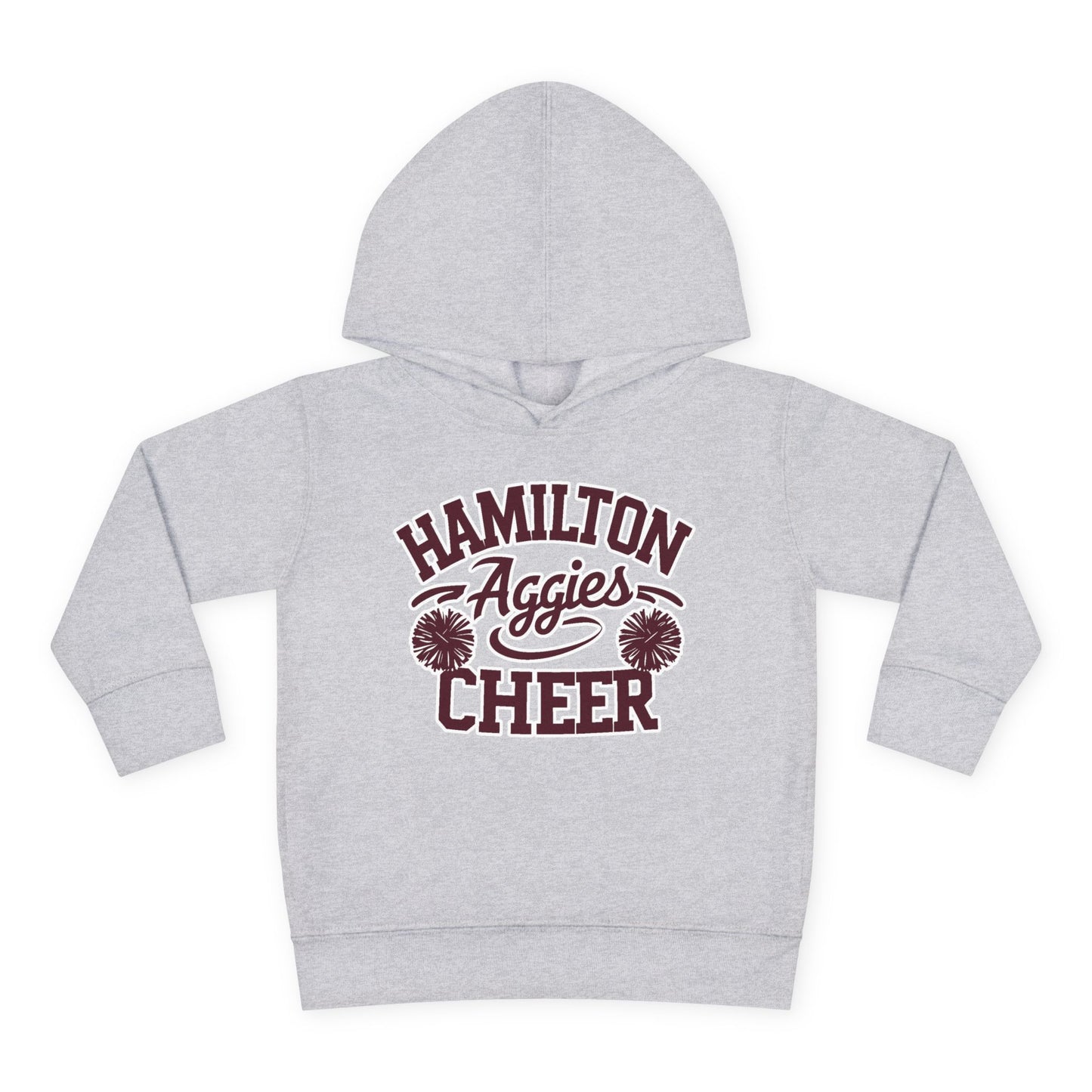 Toddler Hoodie Sweatshirt \ Hamilton Aggies Cheer \ Style HAC2