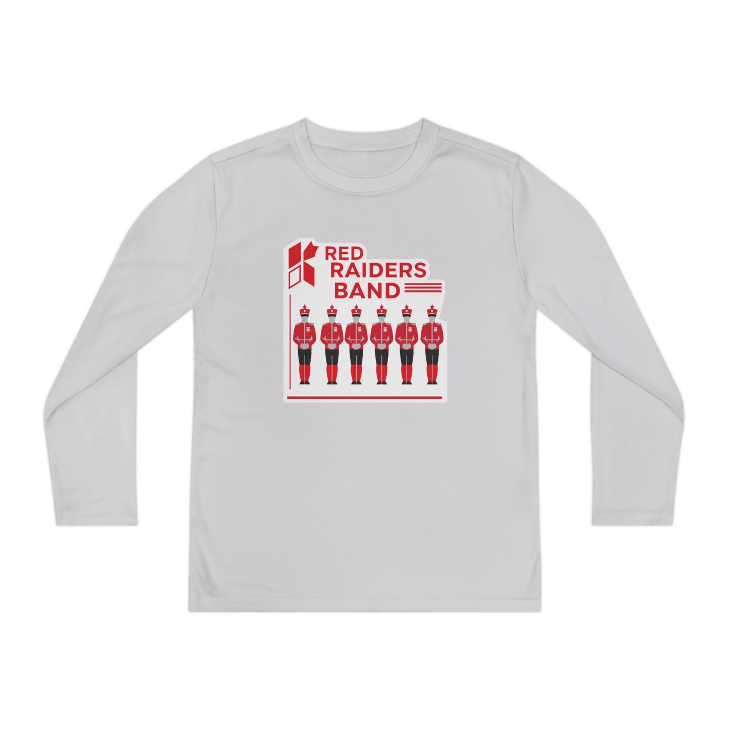 Youth Long Sleeve Tee \ Marion County Red Raiders Band \ MCB1