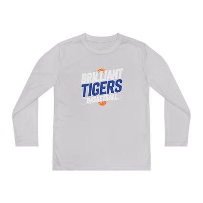 Youth Long Sleeve Tee \ Brilliant Tigers Basketball \ BTBK1