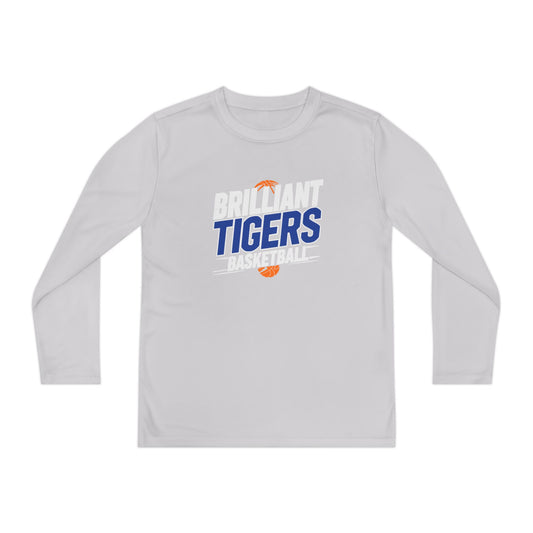 Youth Long Sleeve Tee \ Brilliant Tigers Basketball \ BTBK1