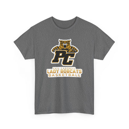 Adult Tee \ Phil Campbell Bobcats Basketball \ PCBBKG1