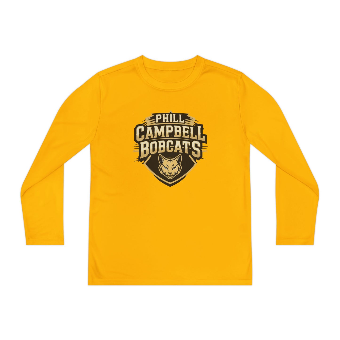 Youth Long Sleeve Tee \ Phill Campbell Bobcats \ PCB1