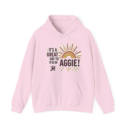 Adult Hoodie Sweatshirt \ It's a Great Day to be an Aggie! \ GDA1