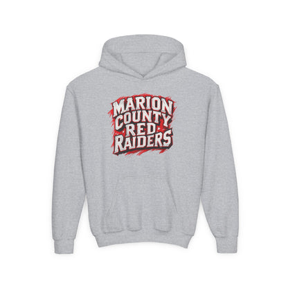 Youth Hoodie Sweatshirt \ Marion County Red Raiders \ MC1