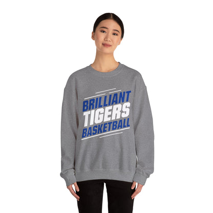Adult Crewneck Sweatshirt \ Brilliant Tigers Basketball \ BTBK2