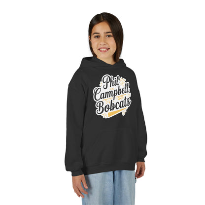 Youth Hoodie Sweatshirt \ Phil Campbell Bobcats \ PCBG2